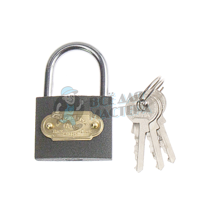 Замок навесной "Aarp", 35 мм, 3 ключа