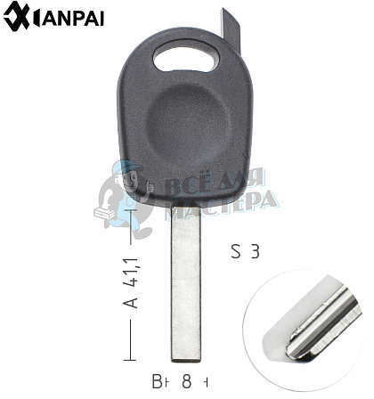 T00HF63P TP00HU-HCAP HU83T0 а/пласт.с мест.п/чип MAN// - Чертеж