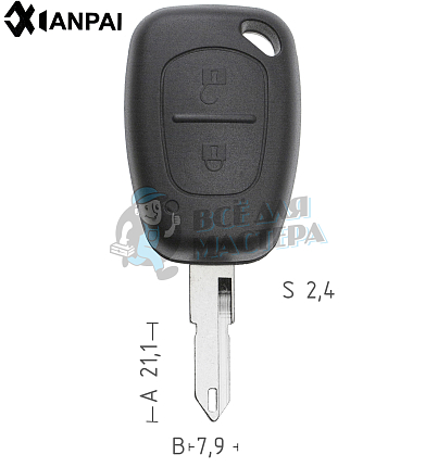 Корпус RENAULT S11 206 2кн  КНР