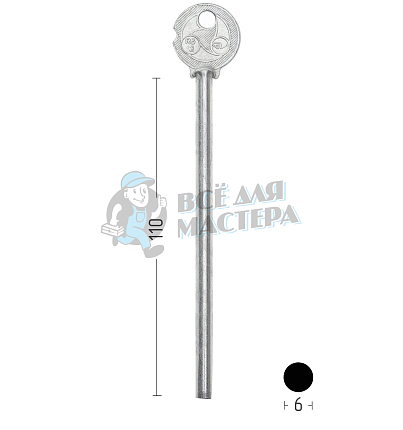 R06-12 ригель круглый ГРАВЕР