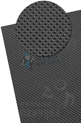 Профилактика лист. "Пирамида" 380*570*1,3 черный