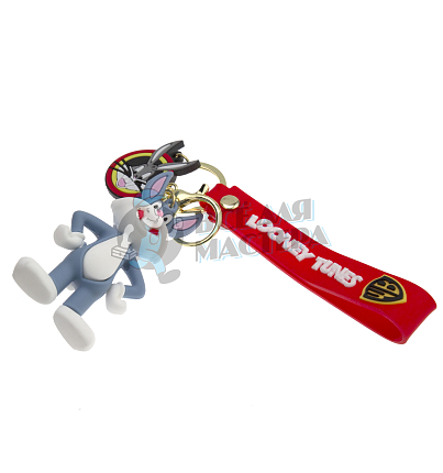 Брелок для ключей "Заяц Bugs Bunny" + карабин