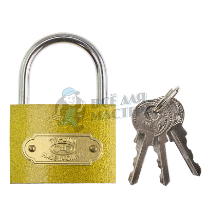 Навесной замок "TRI-GAN" 41мм