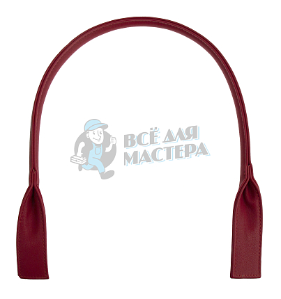 Ручка сумочная круглая с широким креплением 70см Китай Красный