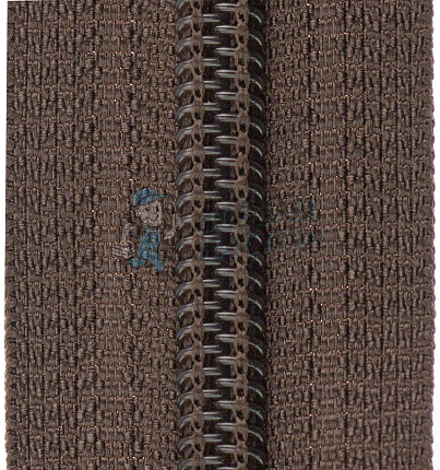 Молния 50см Коричневый