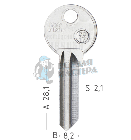 CO17 COR-21D CB32 CRB6 - Чертеж