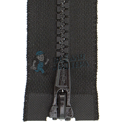 Молния Трактор "JUDSON", 80см, Тип-5, разъёмная двухзамковая, цв.черный