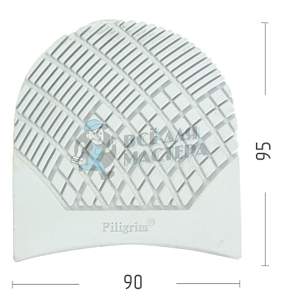 Набойка PILIGRIM Н0018, цв.белый