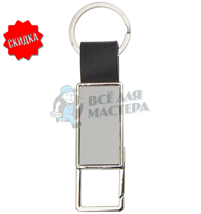 Карабин с кольцом, прямоугольный