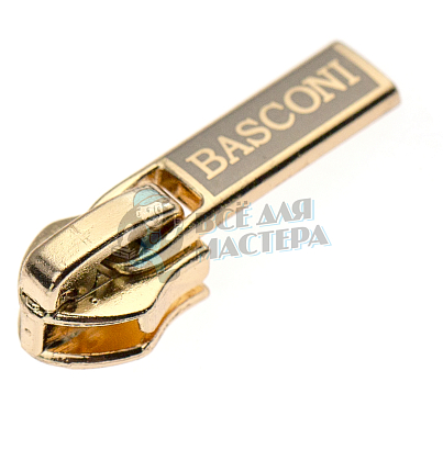Бегунок Т7 JX декоративный №9 BASCONI, цв. золото