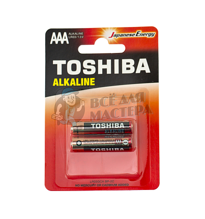 Батарейка Toshiba LR03GCA BP-2C Alkaline BL2 (2/24/48)