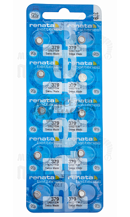 Батарейка часовая RENATA R379 SR521SW BL10 (10/100)