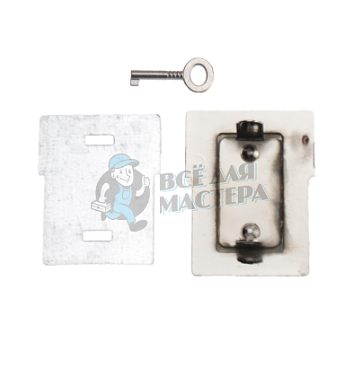 Замок портфельный 11547 цв. хром