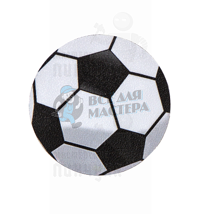 Самоклеющийся диск c картинкой Футбольный мяч 40мм (H2) 