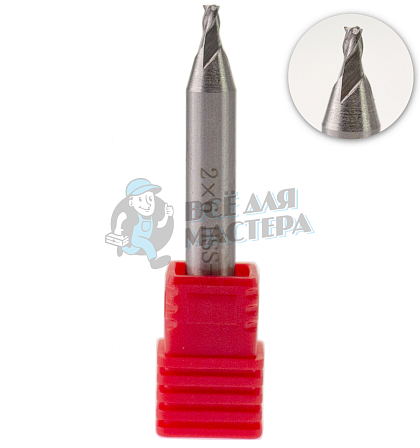 V0041,HSSCo  верт.фреза.ф2mm  - Чертеж