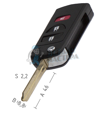 Корпус  NISSAN NSN14 2кн + паника выкидн КНР