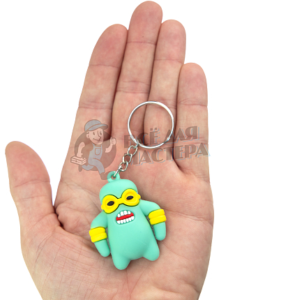 Брелок для ключей "FUGGLER", цв.бирюзовый