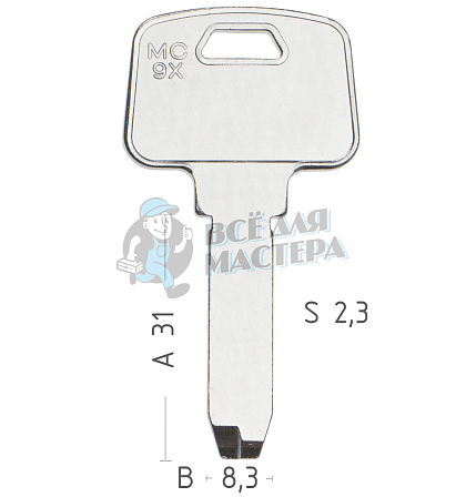 MD12  MCM-4SS  MC9X  S16MCM  - Чертеж