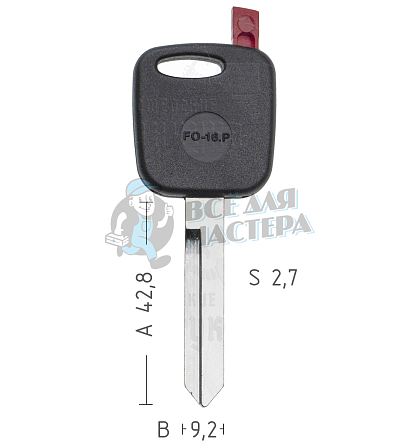 T00FD10RP TP00FO-16P FO26T0 а/пласт.с мест.п/чип  - Чертеж