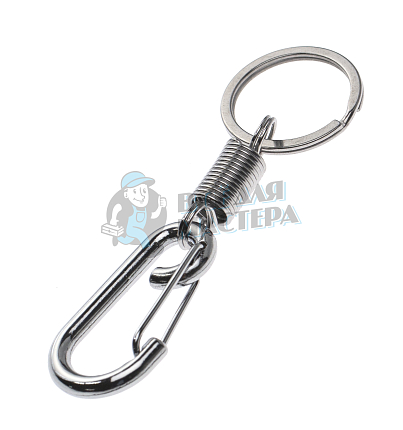 Карабин с пружиной и кольцом