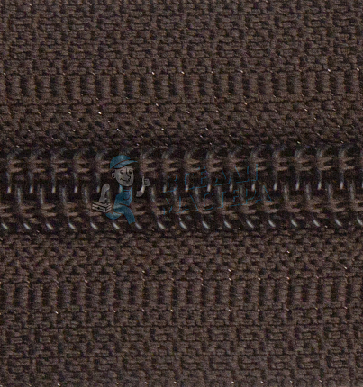 Молния №7 25см Коричневый