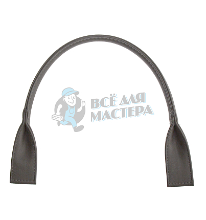 Ручка сумочная кругл.широк. 53см цв.темн.серый