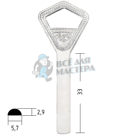 ABL-1 (KНР) H-139 (сталь) - Чертеж