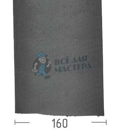 Резинка башмачная ELASTIK 160мм, цв.черный - Чертеж