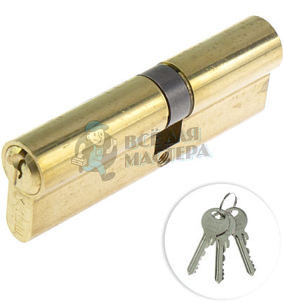 Цилиндровый механизм KALE KILIT 164GN-90(35+10+45)-BP-3KEY-STB 164GN000030