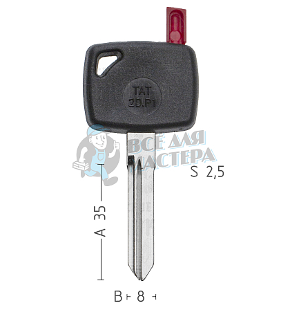T00TAT2RP TAT3RTE TAT-2D.P а/пласт.с мест.п/чип TATA - Чертеж