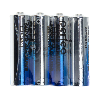 Батарейка Perfeo LR6 Shrink 4 ALKALINE 1.5V (4/60/120)