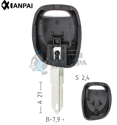 T00NE72PA TP00NE-36P1 NE72DPT0 а/пласт.с мест.п/чип PEUGEOT//