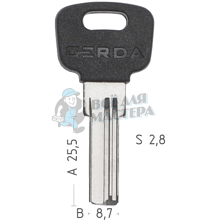 GERDA WKM1P - Чертеж