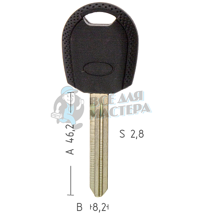 Корпус  KIA S03 с местом под чип КНР