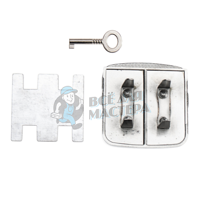 Замок портфельный 08176 цв. никель