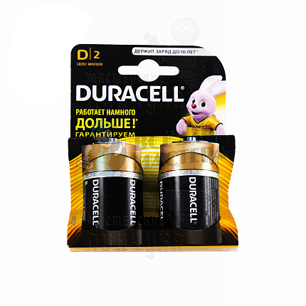 Батарейка DURACELL LR20 BL2 (2/20)