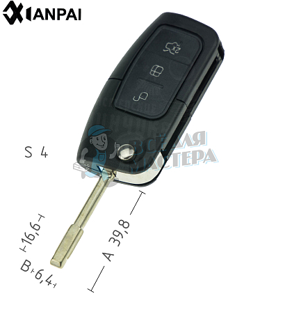 Корпус FORD Mondeo FO-6P FO21 3кн.корпус     КНР - Чертеж