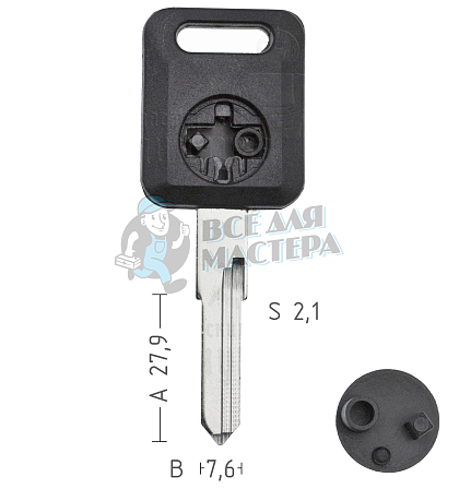 T00HF44PA TP00AU-AHP2 HU49AT0 а/пласт.с мест.п/чип AUDI - Чертеж