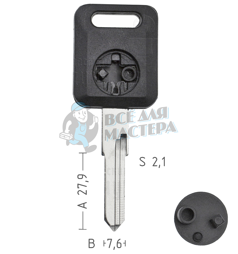 T00HF44PA TP00AU-AHP2 HU49AT0 а/пласт.с мест.п/чип AUDI