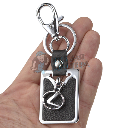 Авто карабин с кольцом для ключей LEXUS