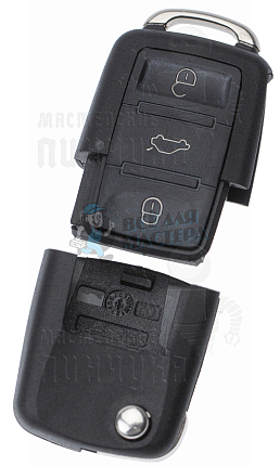 Ключ серии B-01-3 в стиле VOLKSWAGEN для KD900 без встроенного чипа КНР