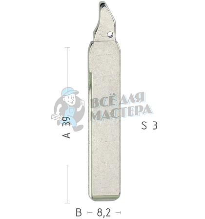 Лезвие №134  HU66 HAIMA КНР - Чертеж
