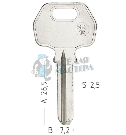 SPI-1D LCK1R LKS1L LKS1 - Чертеж