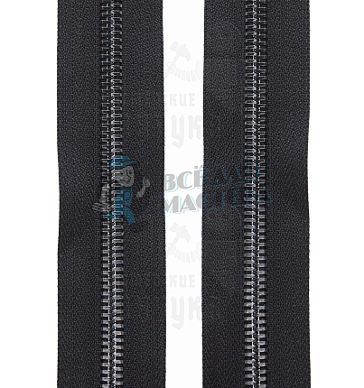 Молния-рулон Т8 "Judson" металл, усил. Темный никель/черная