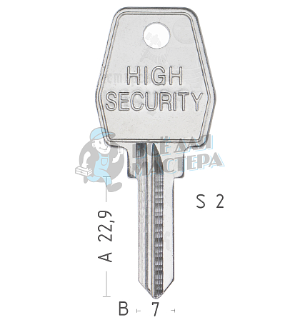 EUROLOCKS HIGHT SECURITY (КНР) - Чертеж