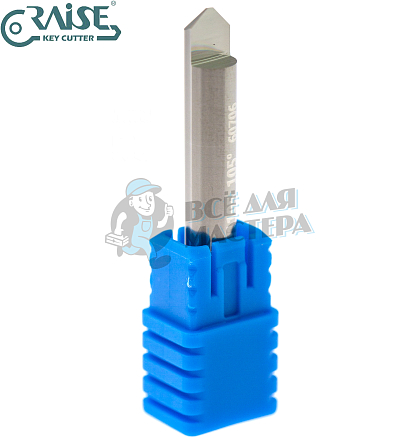 Вертик.фреза RAISE DW1105 105° CARBIDE (105°xD6x40x1T) - Чертеж