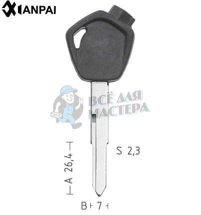 Honda (магнит) авто 1-паз  левый 60мм, пятигранная голова