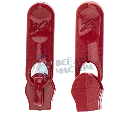 Бегунок для спиральной молнии, тип 5,галант №530 цв.красный 148