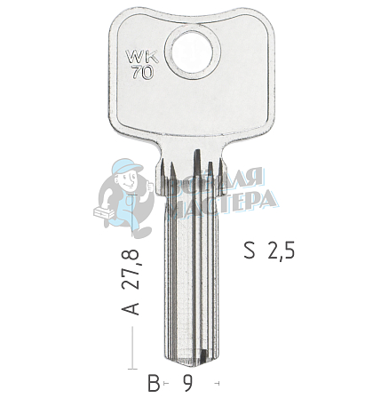 WI100  WIL-22  WK70/RR3  RR12  - Чертеж