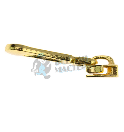 Бегунок для спиральной молнии, тип 5, сумочный N2, цв. золото